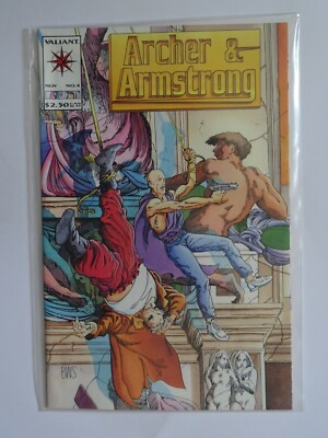 Archer & Armstrong #4 NM  Valiant Comics 1992 series