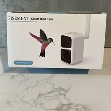 TISEMENT SMART BIRD CAM WITH COLOR NIGHT VISION 1080P AND AL BIRD RECOGNITION
