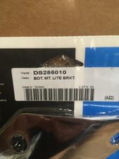 Drag Specialties chrome headlight mounting bracket