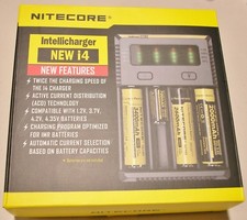 NITECORE New i4 smart battery charger IMR/Li-ion/Ni-MH/Ni-Cd 18650/16340 1.5 3.7
