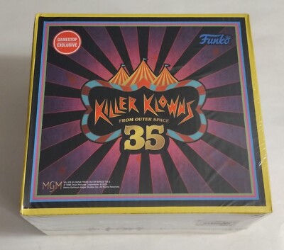 Killer Klowns from Outer space Funko Black Light Pop Box Set Slim Shorty Jumbo