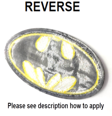 Batman Logo Iron Sew On Patch Jacket Jumper Trousers Embroidered Fabric Patches - Foto 10