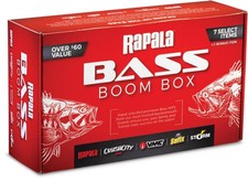 Rapala Bass Boom Box: 7 Hand-Picked Lures + Bonus - VMC, Sufix, Storm, Crush Cit
