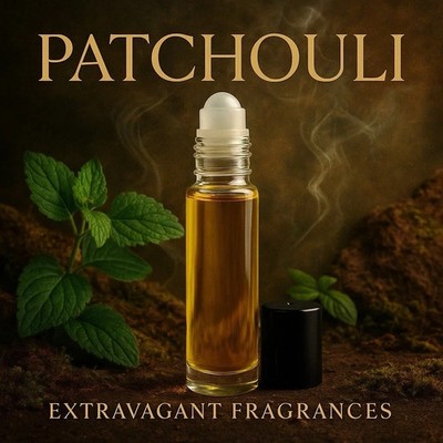 Premium Natural Patchouli Perfume Oil 1/4 oz (8ml) Roll-on Buy 2 Get 1 Free