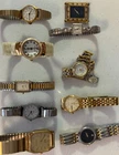 Vintage Watches Lot Of 10, Timex Mondu Citizen  Seiko Bulova Junk Drawer Lot