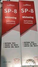 LOT OF 2 Sp-8 Dental, Sp-8 Ultra Whitening, Sp-8 Probiotic Toothpaste 100g FRESH