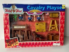 Vintage Toy Kiddy Paradise Wild West Cavalry Playset No.2831
