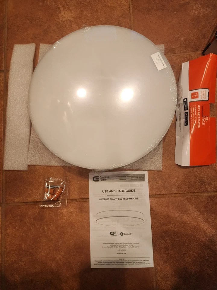 13 pulgadas Luz Mate Negro Ajustable CCT y Cambio de Color LED Integrado Techo Foto 3 de 4