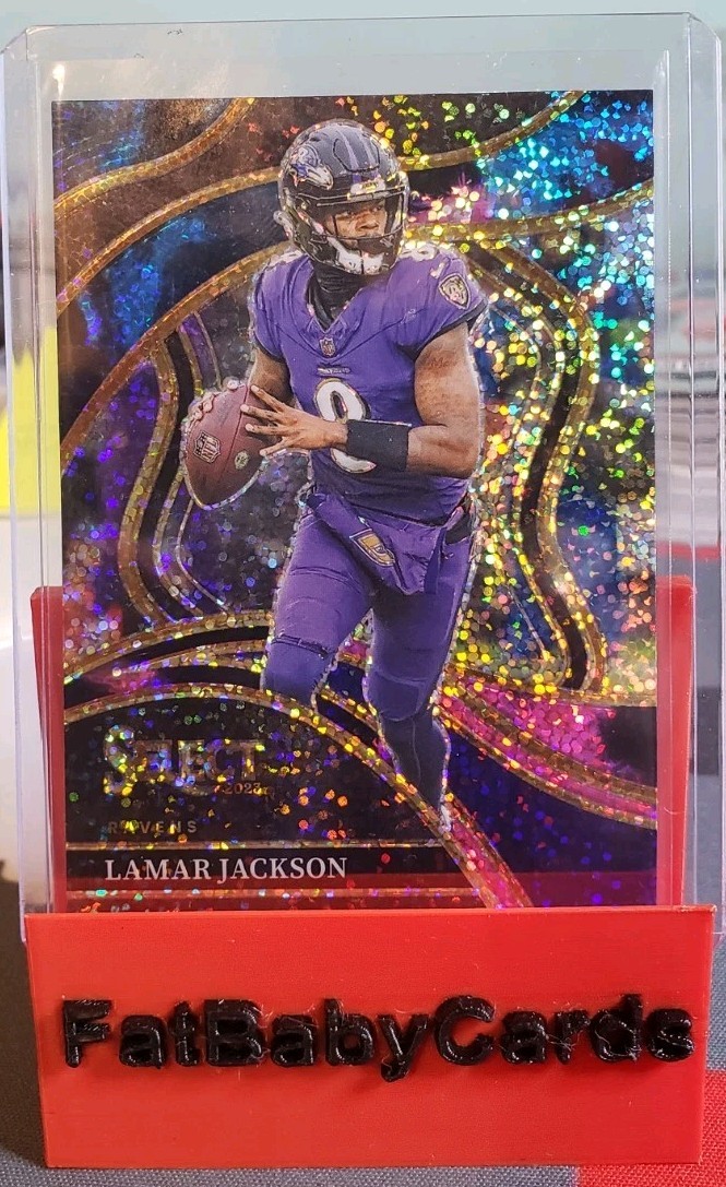 LAMAR JACKSON - 2023 Panini Select Cosmic SSP Ravens #241 Club Level