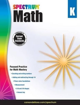 Spectrum Spectrum Math Workbook, Grade K (Taschenbuch) (US IMPORT)