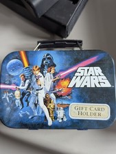 Star Wars Una Nuova Speranza Borsa di Latta Metallo Lunch Box Mini Porta Carte Regalo
