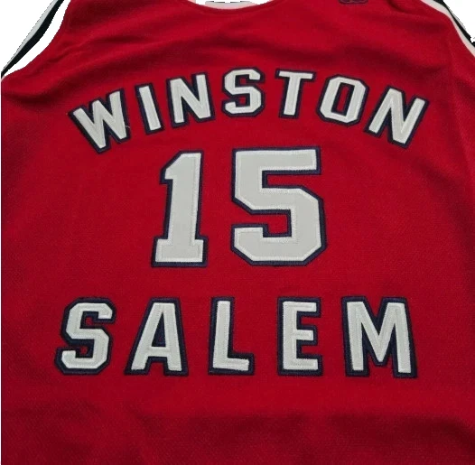 NWT Hardwood Legends WINSTON-SALEM STATE EARL MONROE #15 Jersey $200 SEWN 5XL - Image 2 of 3