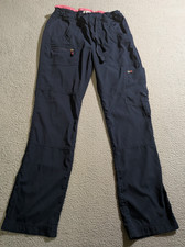 Koi Lite Women s Blue Drawstring Medical Scrub Slim Fit Pants / Size XXS Petite
