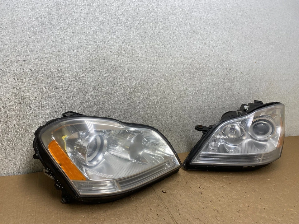 Faros halógenos izquierda+derecha Mercedes-Benz Clase ML 2006-2009 OEM V3596 DW Foto 3 de 4