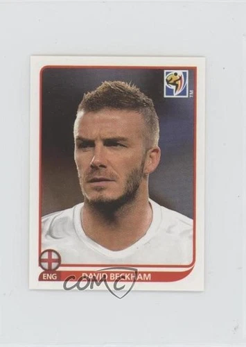 2010 Panini FIFA World Cup South Africa Album Stickers Blue Back David Beckham