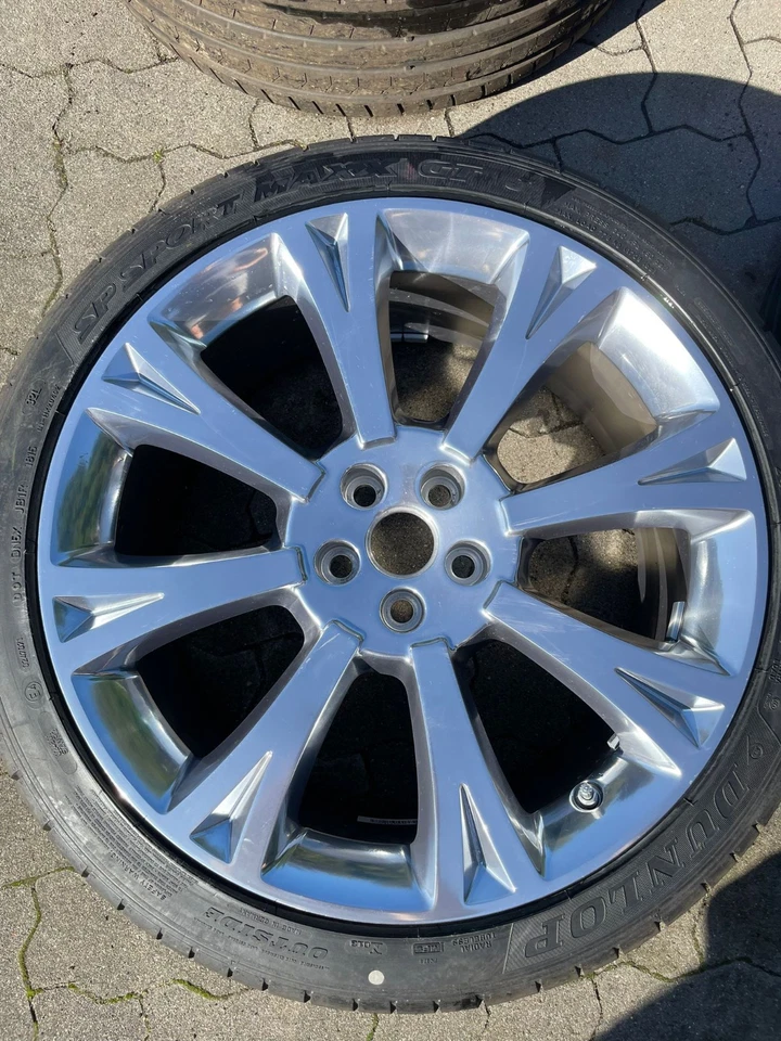 Original Jaguar XJ Orona Poliert 20" Komplettradsatz X351 von Neuwagen - Bild 4 von 4