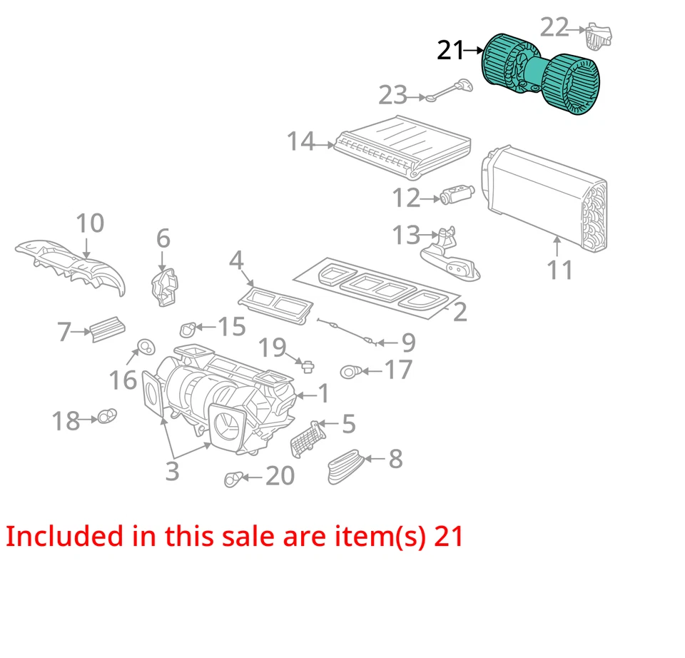 BMW X5 2006 calefacción aire acondicionado motor fabricante de equipos originales 131 k millas - LKQ352904709 Foto 4 de 4