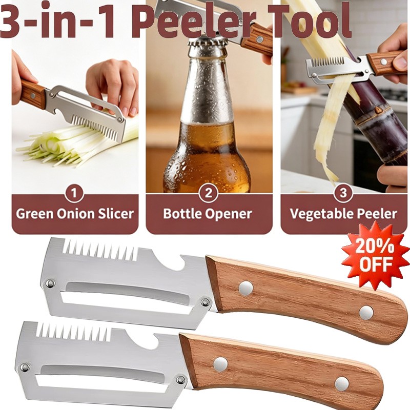 3 in 1 Multi-Functional Vegetable Peeler for Kitchen Stainless Steel Peeler