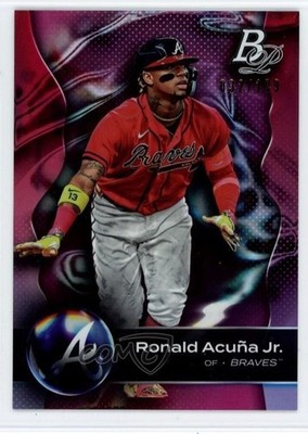 2023 Bowman Platinum Pink /199 Ronald Acuna Jr Ronald Acuña Jr #47 0l8y