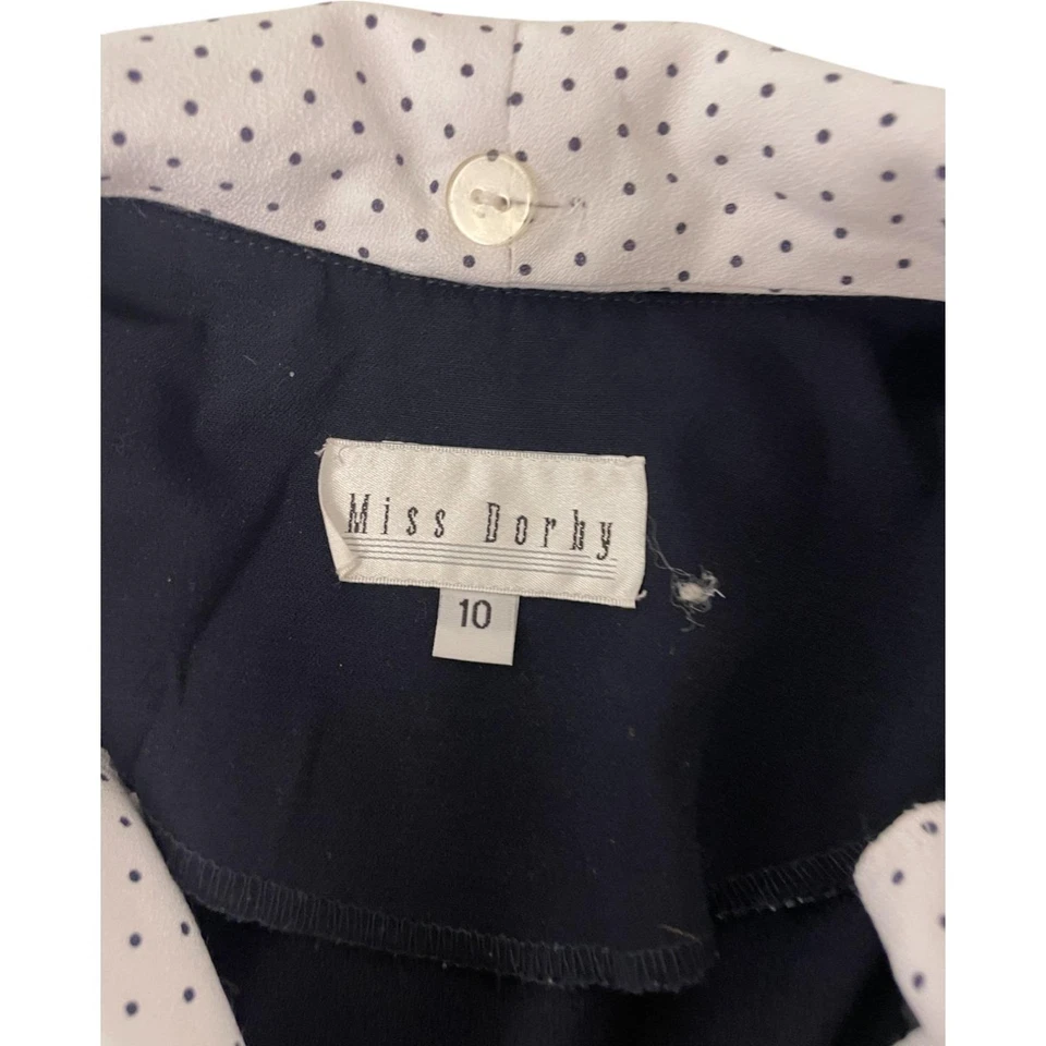 Vestido midi de colección Miss Dorby para mujer azul marino talla 10 funda profesional oficina Foto 4 de 4