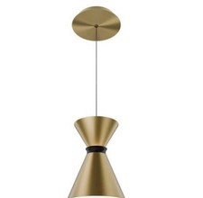 WAC dweLED Pin Up LED Mini Pendant Aged Brass...