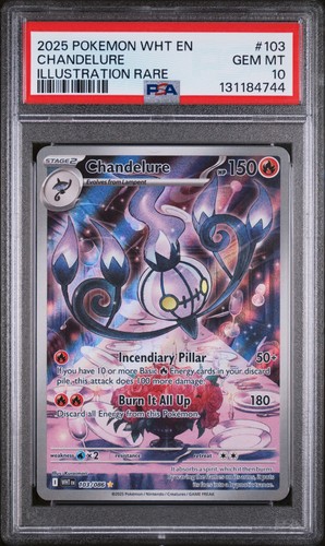 Chandelure graded PSA 10 for sale on eBay