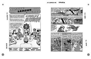 Mike Sekowsky JLA #1 Pg 1 & Pg 2 Rare Large Production Art