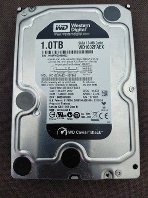 Western Digital 1 TB Internal Hard Drive, 64 MB Cache, 7200 RPM, SATA, 3.5 in