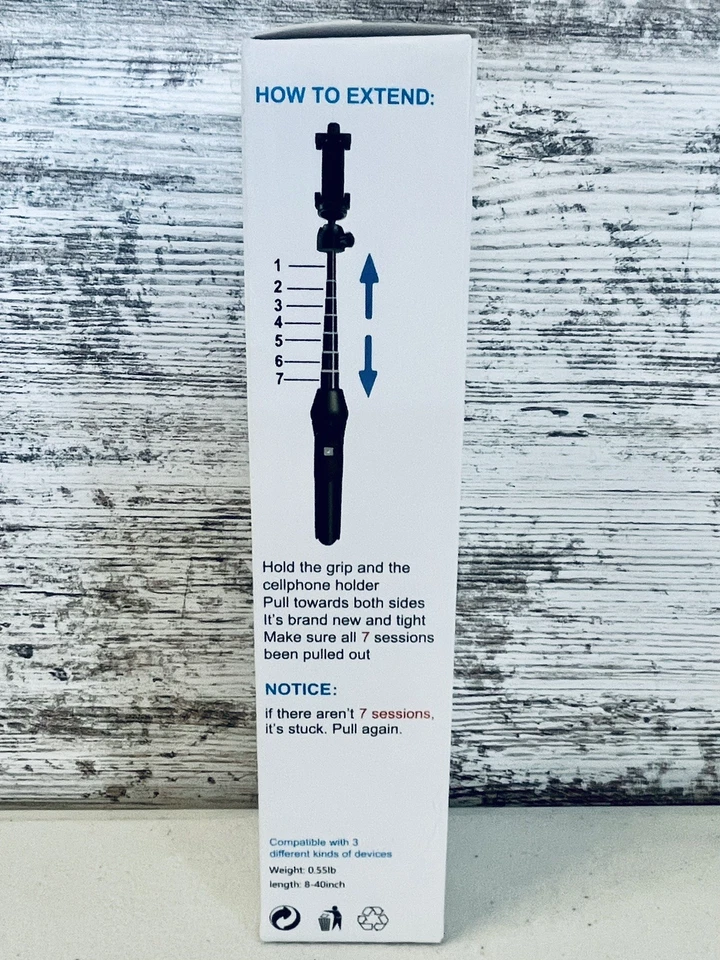 🆕 BZE Camera Tripod Stand Long Extendable Phone Selfie Stick FREE SHIPPING!!! - Image 4 of 4