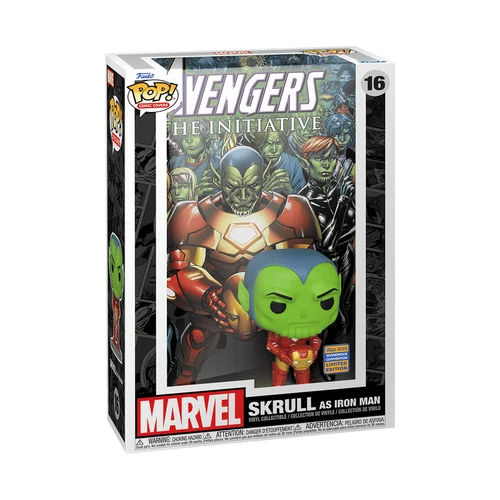 Funko Pop! Comic Covers Marvel #16 Skrull as Iron Man 2023 Wondrous Con LE