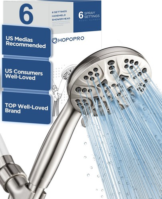 #ad 6 Mode High Pressure Handheld Shower Head Set Consumer Reports Recommended H... $46.82