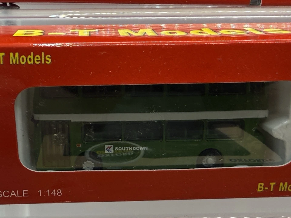 Lote de trabajo modelo autobús fundido a presión calibre N 1:148 modelos X6 B-T + ferrocarriles diecast Oxford Foto 4 de 4