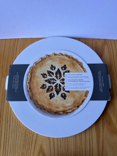 Taglia crosta torta foglie autunno Williams Sonoma nuovo - Foto 1 di 2
