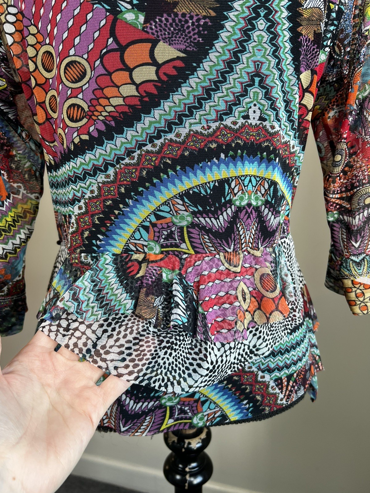 Pause Cafe Colourful Multicoloured Ruffle Lightwe… - image 9