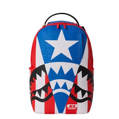 Sprayground Jon Z Puerto Rico Flag Backpack New Black Bookbag Kids School Bag