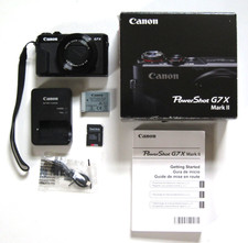 Canon PowerShot G7 X Mark II 20.1MP Compact Camera - Black
