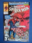 AMAZING SPIDER-MAN # 325 - (NM+) -MCFARLANE-CAP AMERICA-RED SKULL-SILVER SABLE