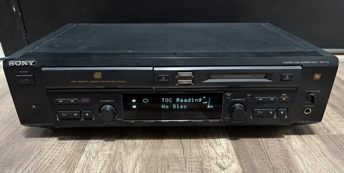 Sony - Minidisc Deck MDS-JE700 MD Recorder - Reproductor de