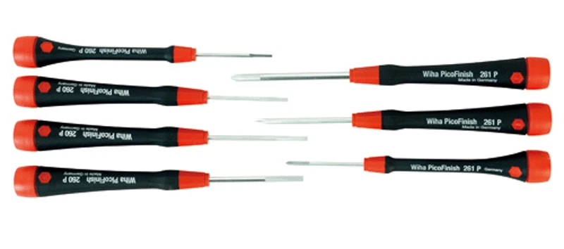 Wiha Micro Screwdriver Set 260 PFK7 7PCS Precision Phillips Flat