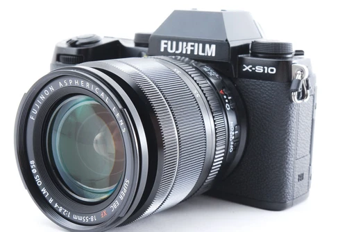 FUJIFILM X-S10 XF18-55mm f/2.8-4 R LM OIS Lens Kit Black