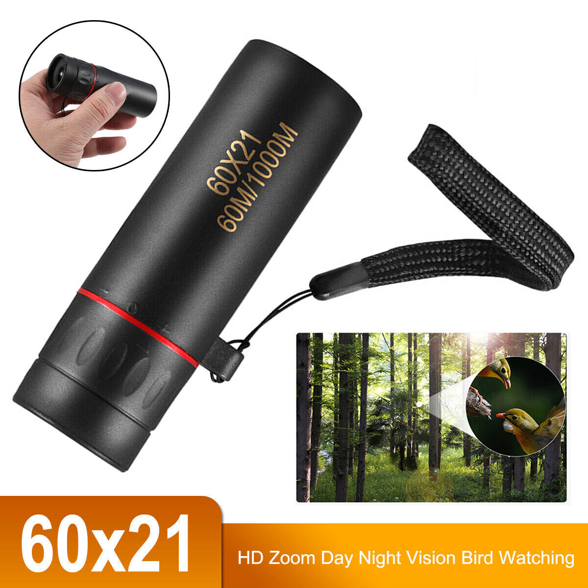 Pocket Mini Small HD Lens Binoculars Monocular Telescope Zoom