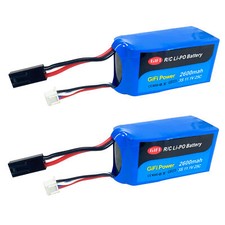 2PC Upgrade LiPo 2600mAh 25C Battery for Parrot AR.DRONE1.0  2.0 Quadcopter