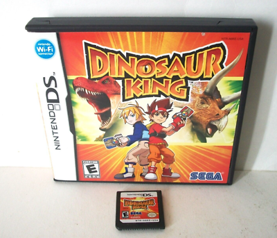 Dinosaur King Nintendo DS Game Authentic Cart RPG Fossil Dinosaurs