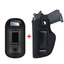 Tactical IWB OWB Right/Left Hand Guns Holster with 9mm IWB Single Magazine Pouch