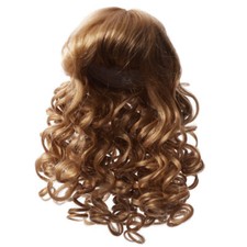 Lot of 3 Antina's Dark Blonde Soft Curl with Bangs 9" Doll Wigs
