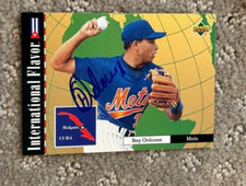 1995 Upper Deck Minor League #110 signed autographed Rey Ordonez Card Mets