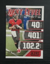 2021 Score Tom Brady Next Level Stats Insert Tampa NL1