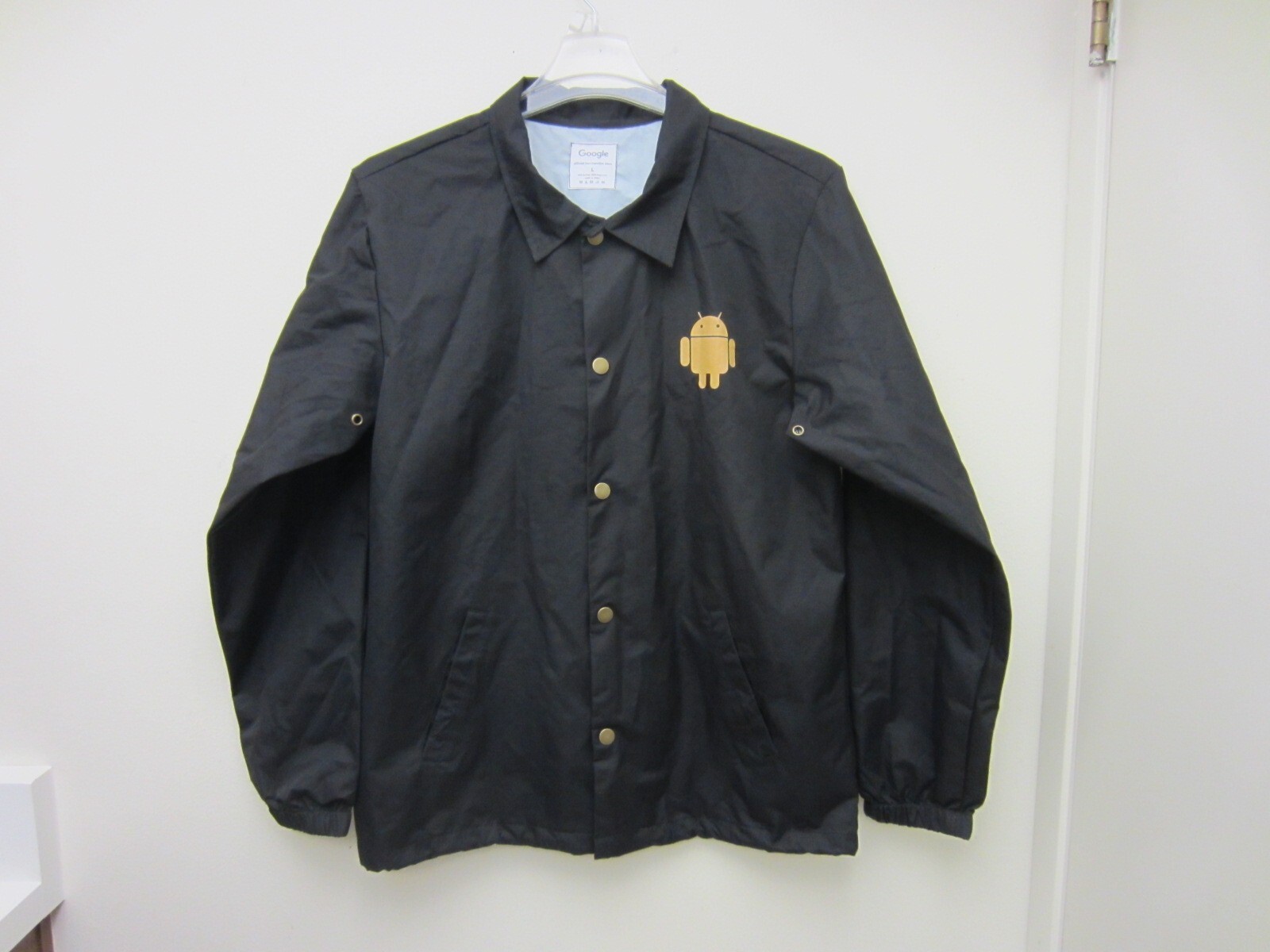 Google Branded Android Logo Rain Jacket Waterproo… - image 3