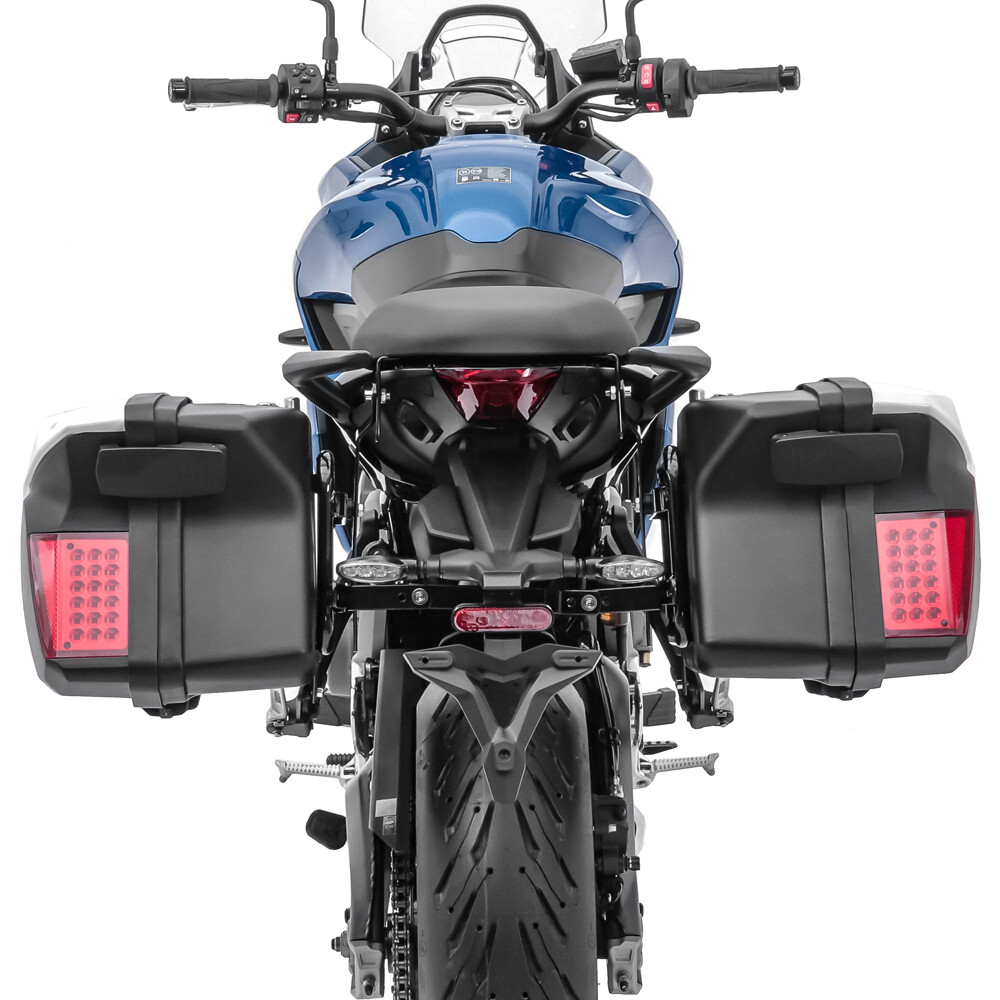 Motorrad Koffer + Kofferträger Seitenkoffer Universal Bagtecs PX74  