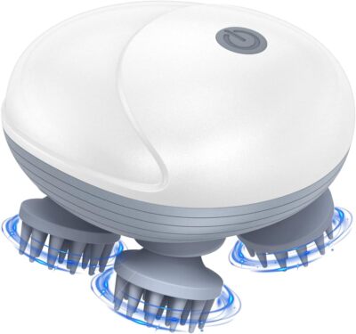 Upgraded Handheld Pet Massager for Dogs and Cats, Electric Cat White 